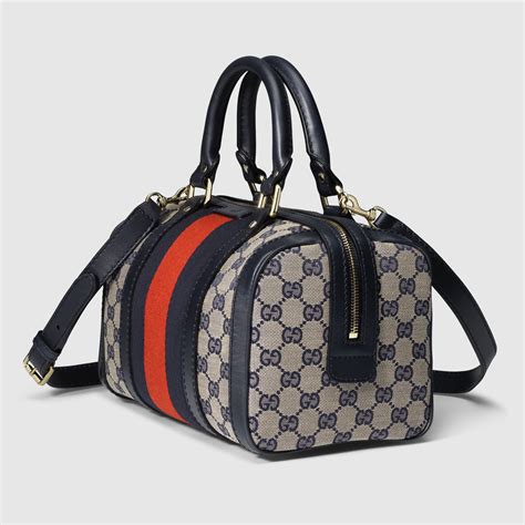 gucci small vintage web boston bag|Gucci microguccissima Boston bag.